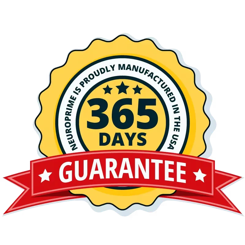 NeuroPrime XT 365 Day Guarantee Badge